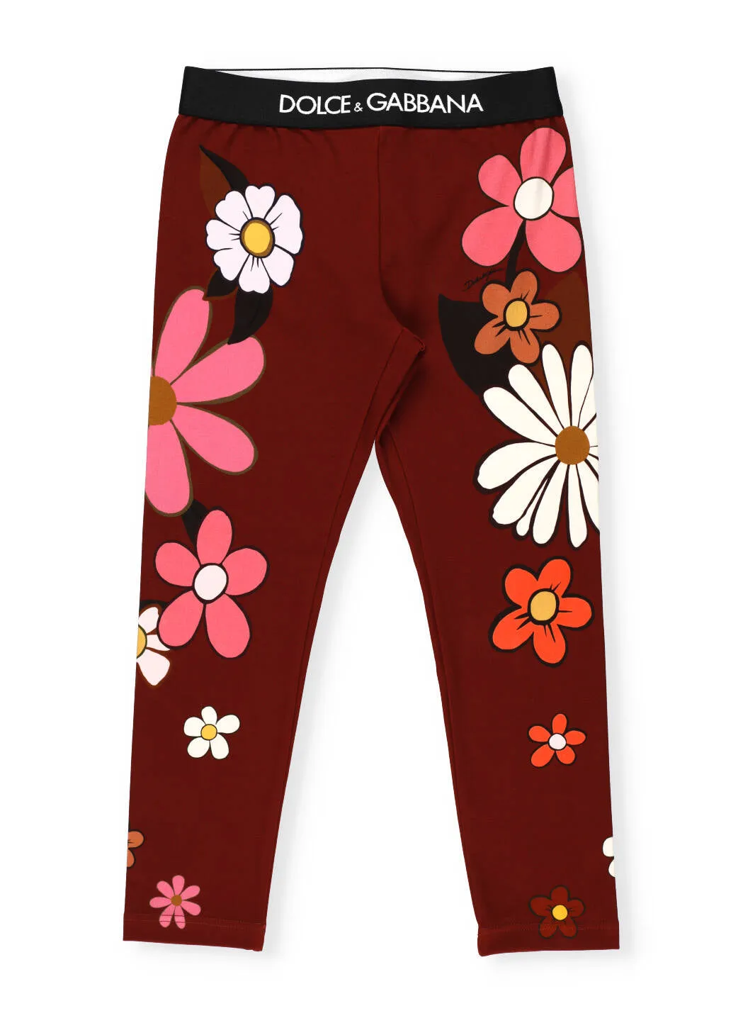 Dolce & Gabbana Kids Flower Printed Leggings