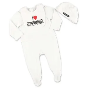 Dolce & Gabbana Kids I Love Supermodel Print Pyjama Three-Piece Set
