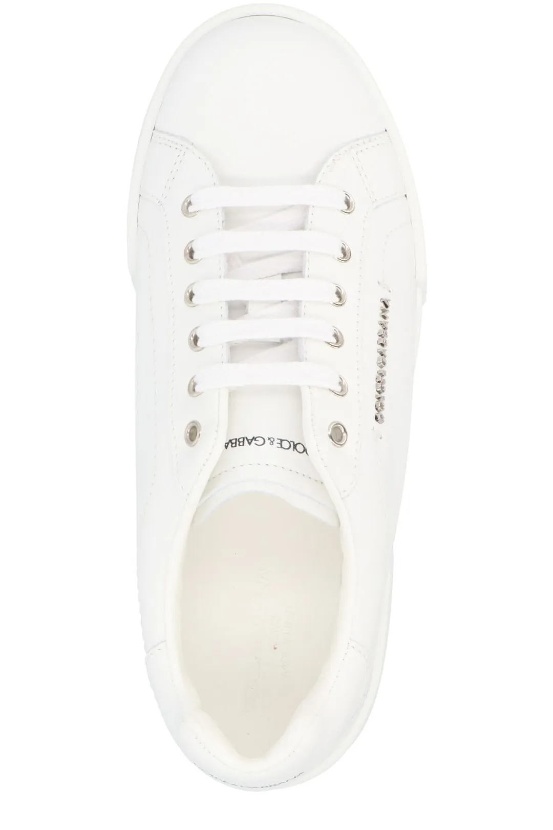 Dolce & Gabbana Kids Logo Plaque Low-Top Sneakers