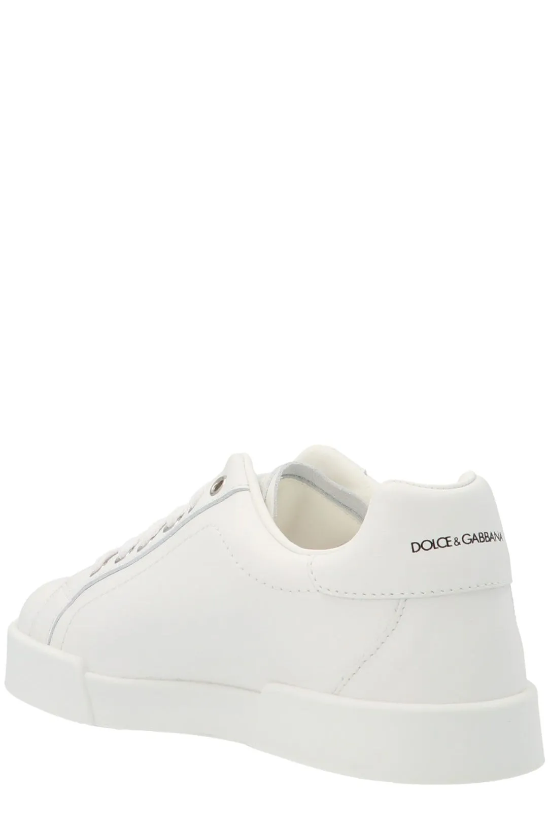 Dolce & Gabbana Kids Logo Plaque Low-Top Sneakers