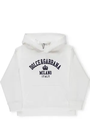 Dolce & Gabbana Kids Logo Print Hoodie