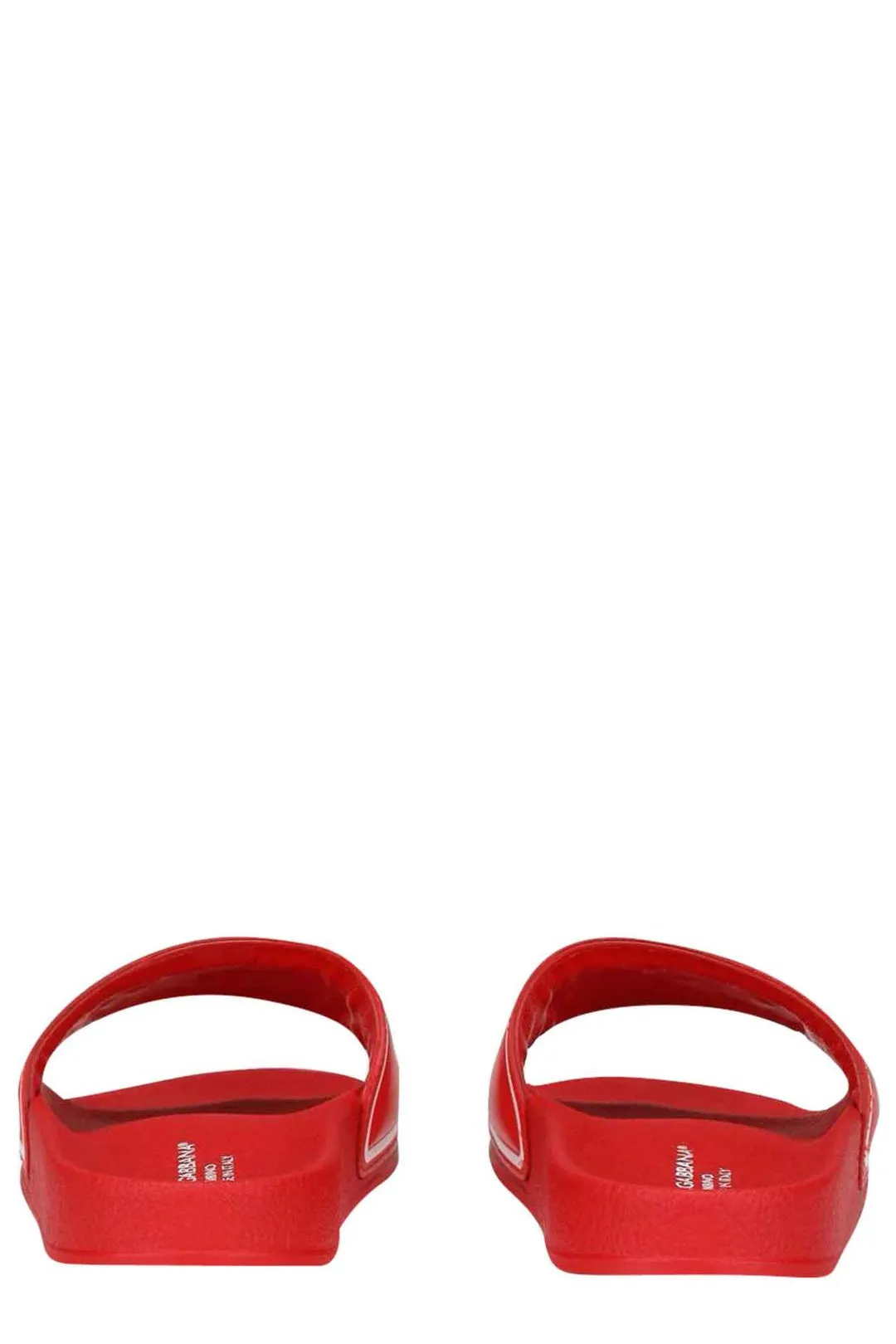 Dolce & Gabbana Kids Logo Print Slides