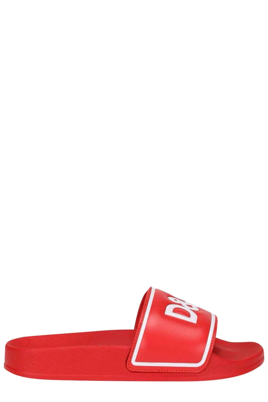Dolce & Gabbana Kids Logo Print Slides