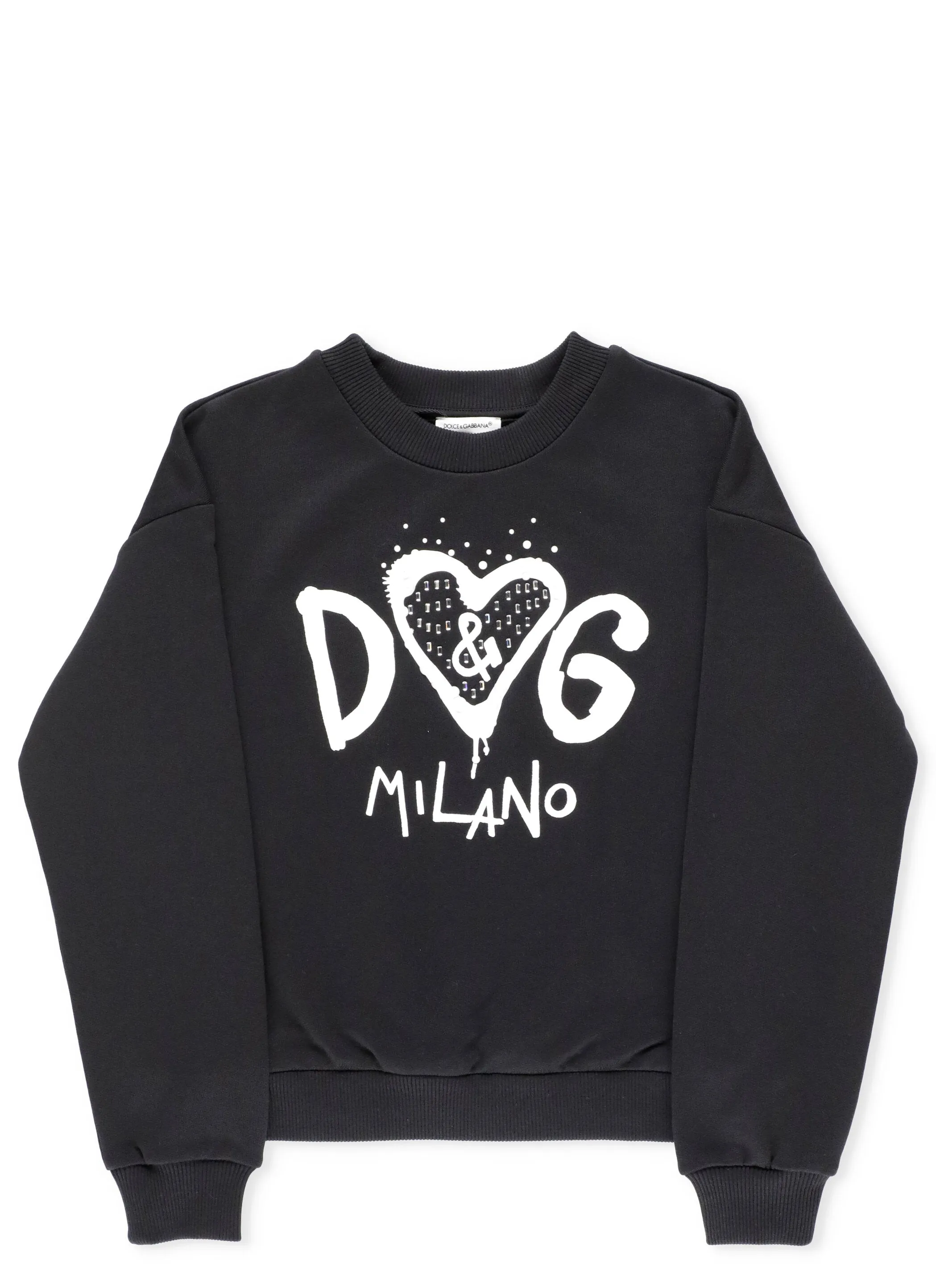 Dolce & Gabbana Kids Logo Printed Crewneck Sweatshirt