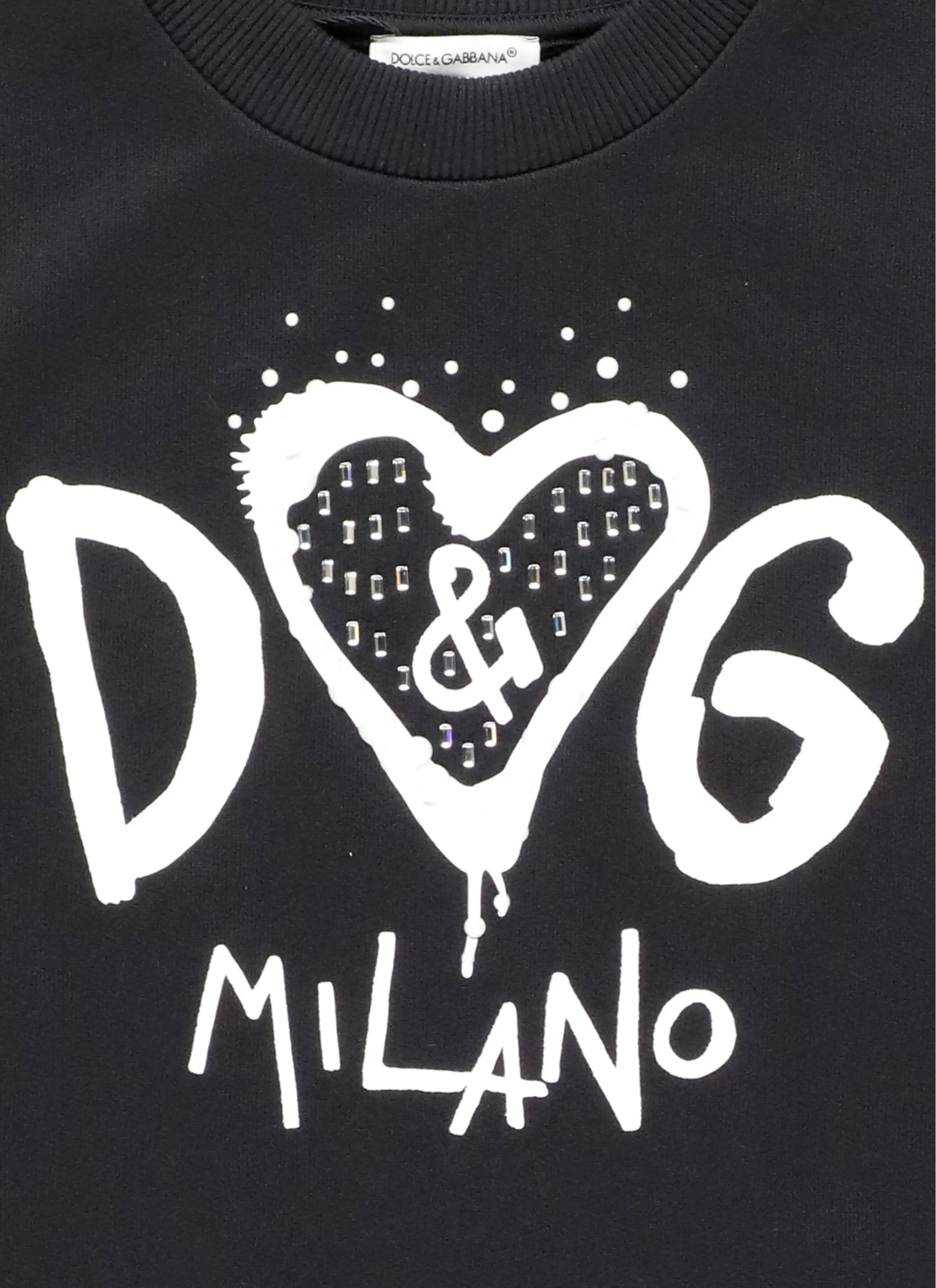 Dolce & Gabbana Kids Logo Printed Crewneck Sweatshirt