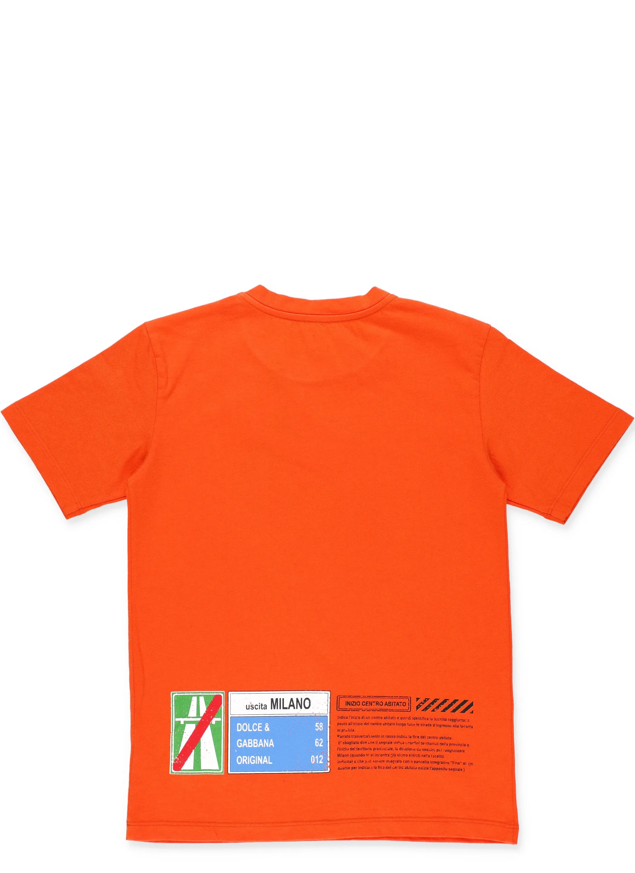 Dolce & Gabbana Kids Road Sign Print T-Shirt