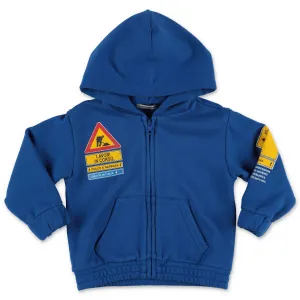 Dolce & Gabbana Kids Road Sign Printed Hooded Jacket