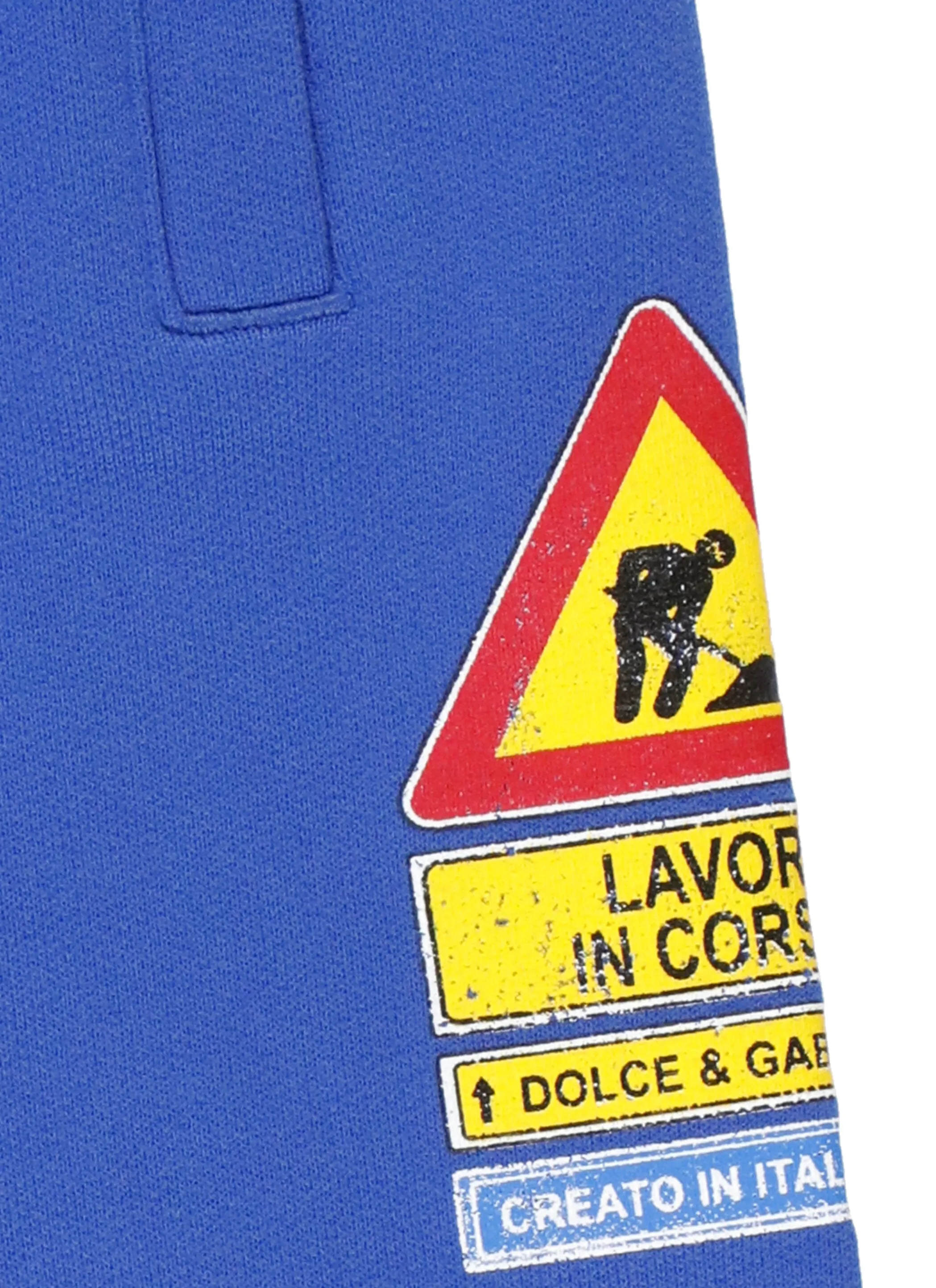 Dolce & Gabbana Kids Road Sign Track Pants