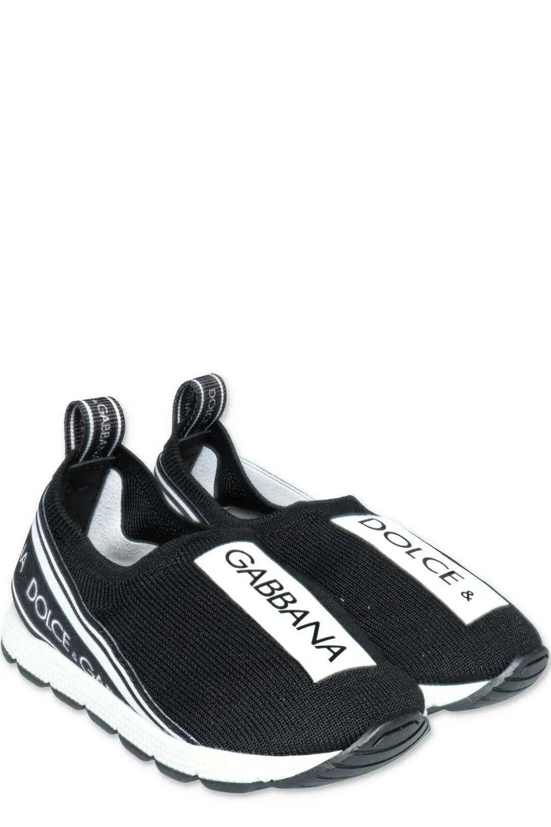 Dolce & Gabbana Kids Sorrento Logo Slip-On Sneakers