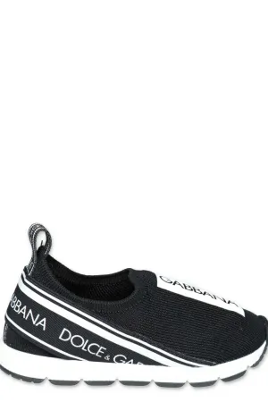 Dolce & Gabbana Kids Sorrento Logo Slip-On Sneakers
