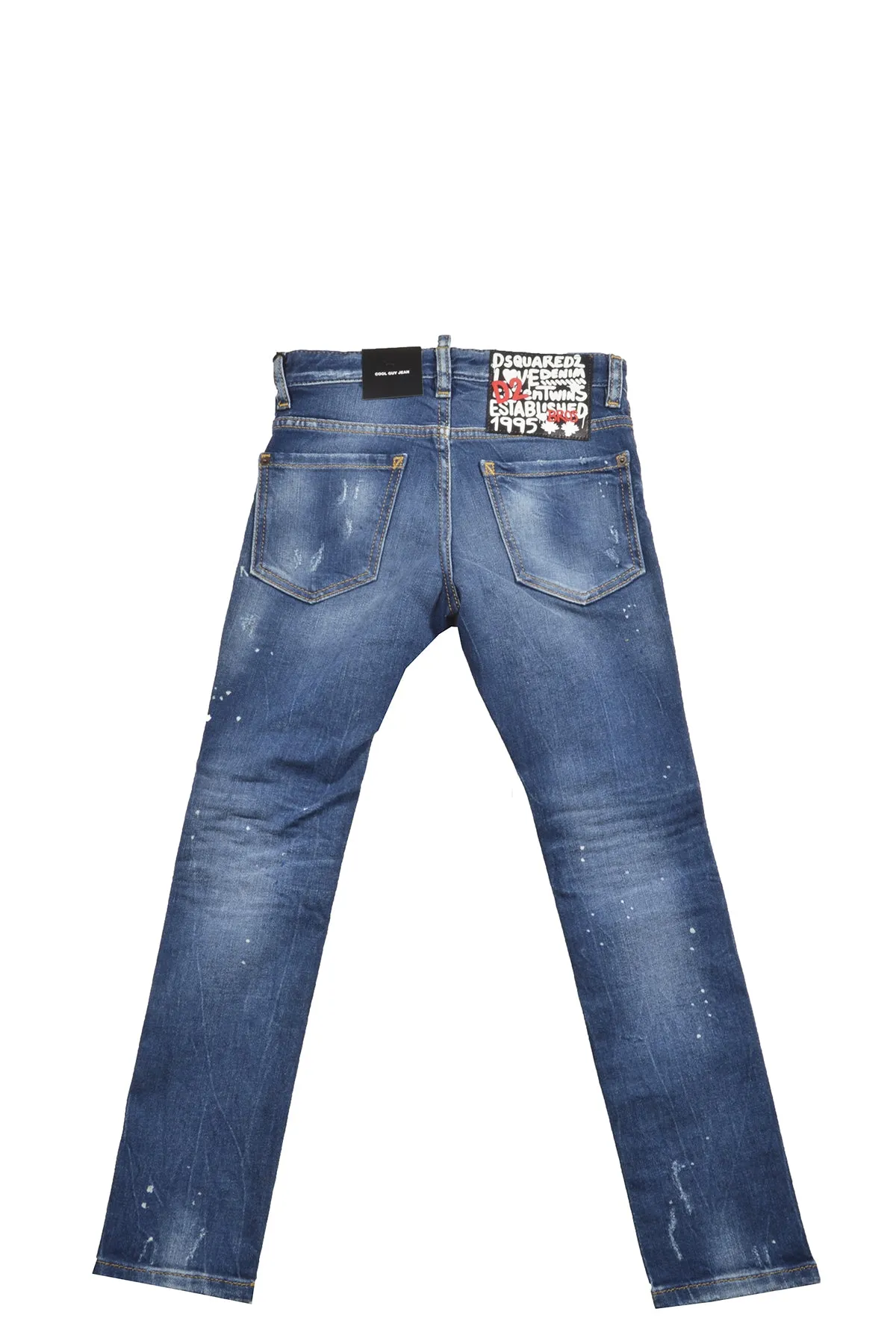 Dsquared2 Kids Distressed Slim Fit Jeans