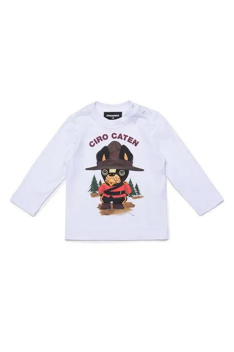 Dsquared2 Kids Graphic Printed Round-Neck T-Shirt
