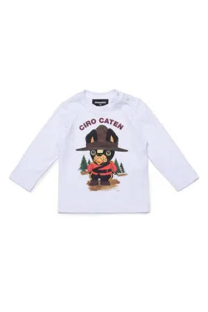 Dsquared2 Kids Graphic Printed Round-Neck T-Shirt