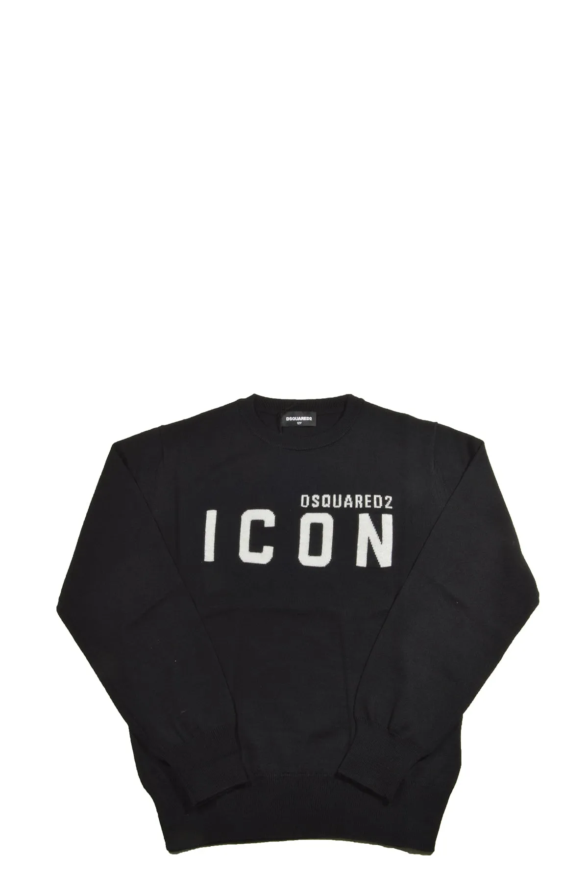 Dsquared2 Kids Icon Logo Intarsia Knit Jumper