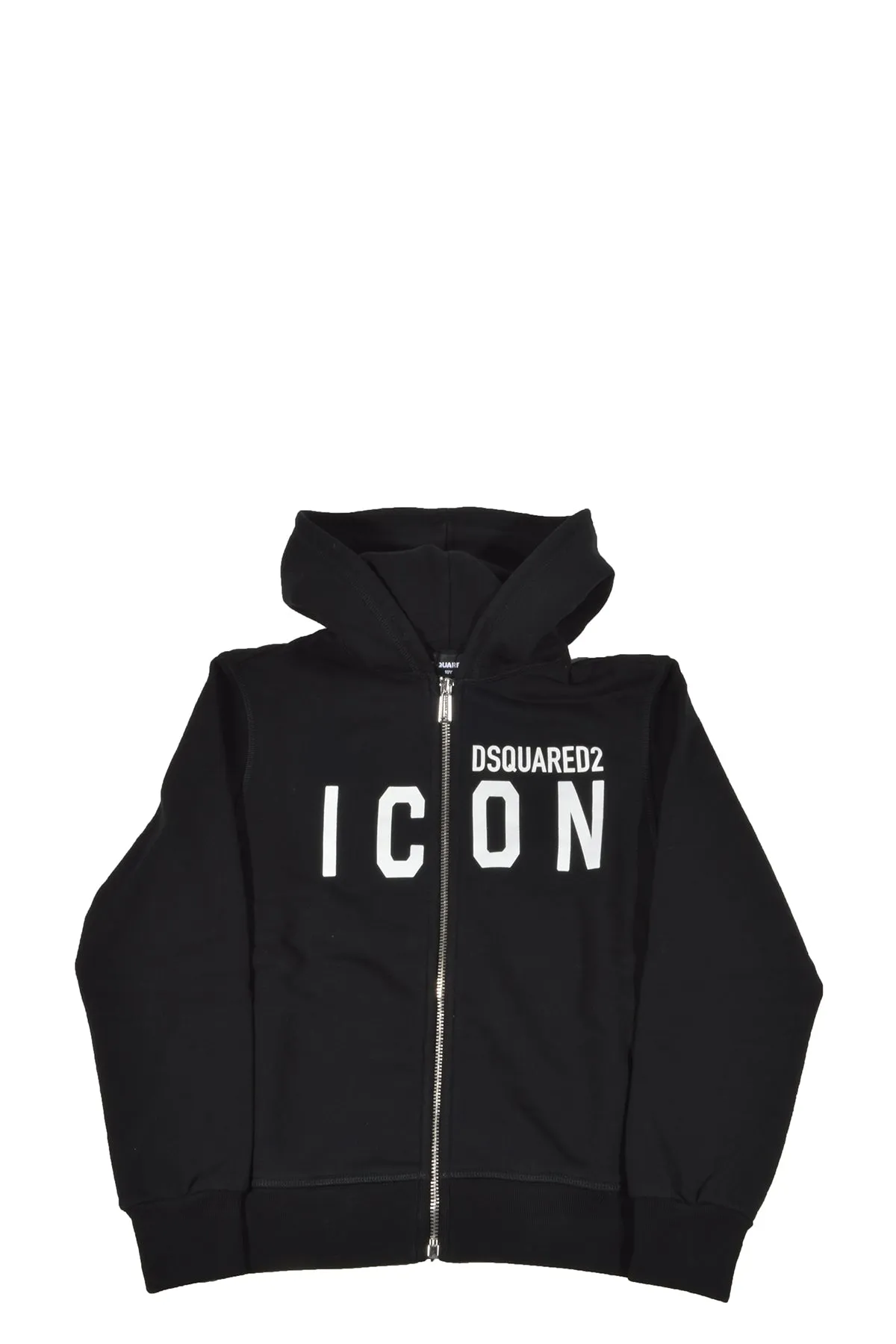 Dsquared2 Kids Icon Logo Printed Zip-Up Hoodie