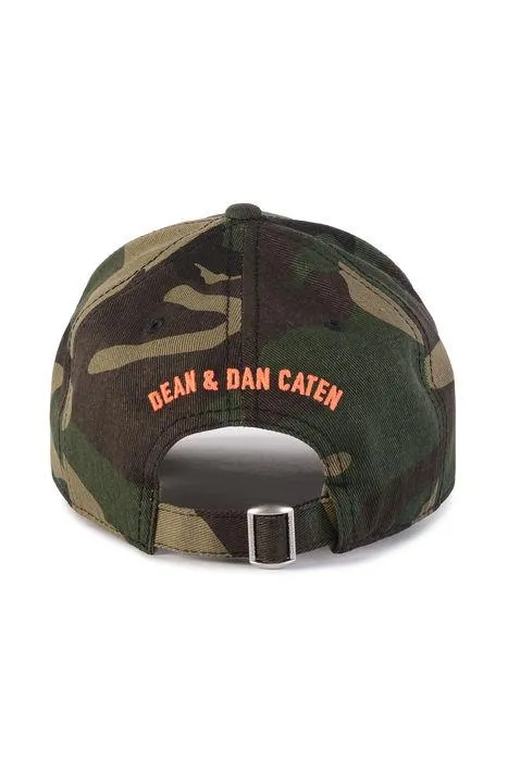 Dsquared2 Kids Logo Embroidered Camouflage Cap