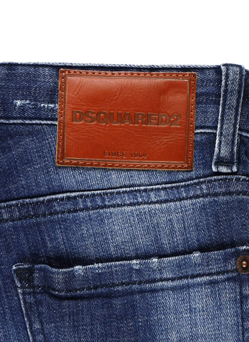 Dsquared2 Kids Logo Patch Denim Shorts