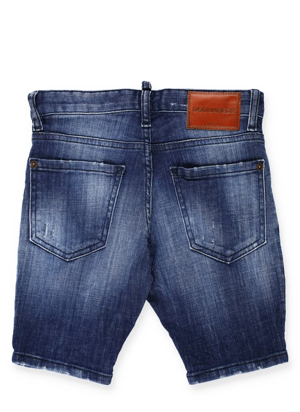 Dsquared2 Kids Logo Patch Denim Shorts