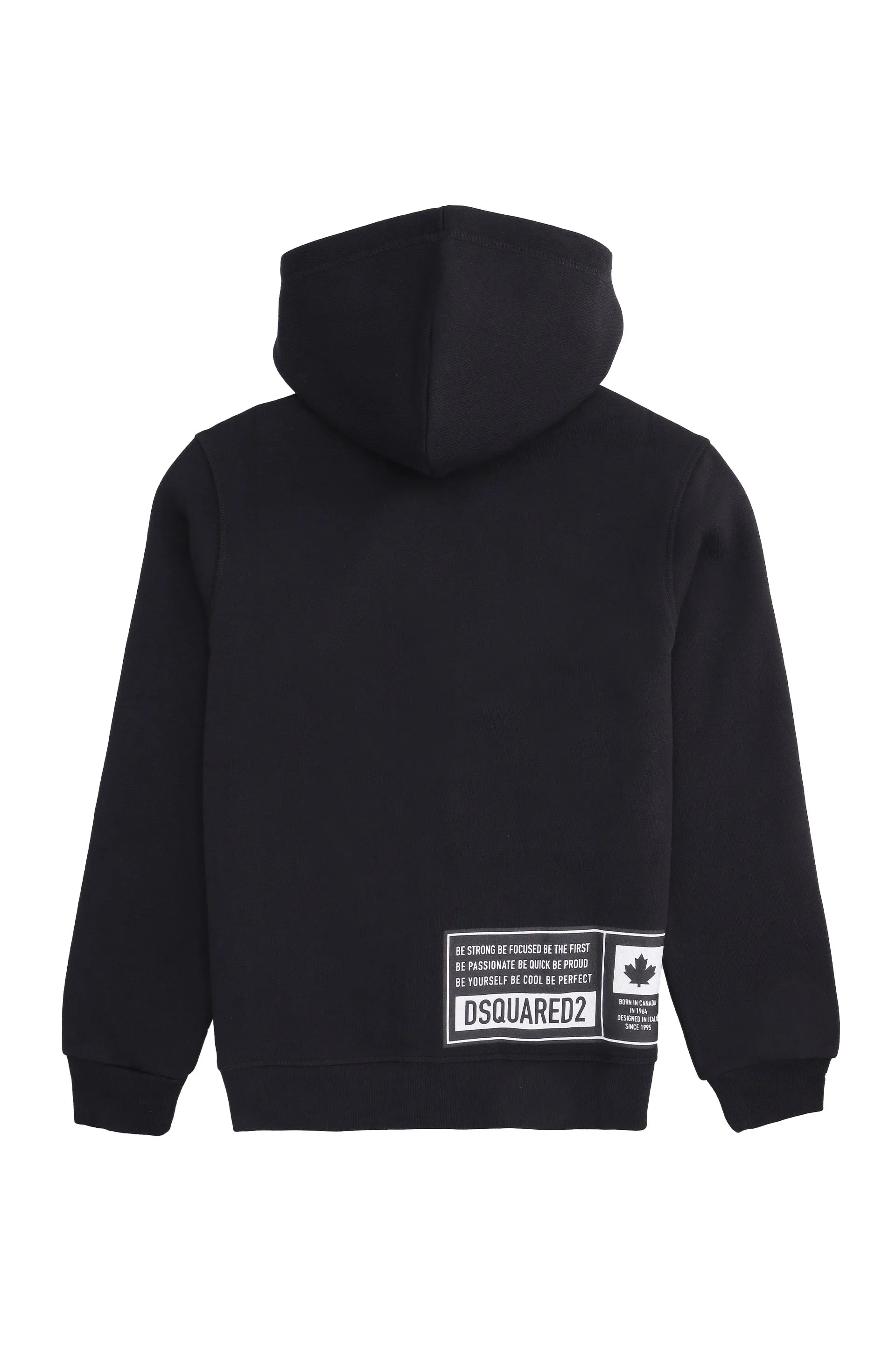 Dsquared2 Kids Logo Print Zipped Hoodie
