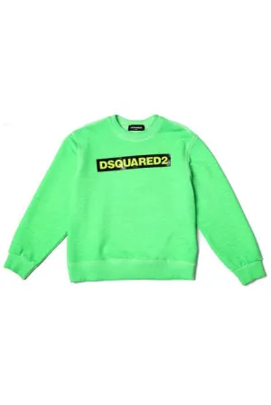Dsquared2 Kids Logo Printed Crewneck Sweatshirt