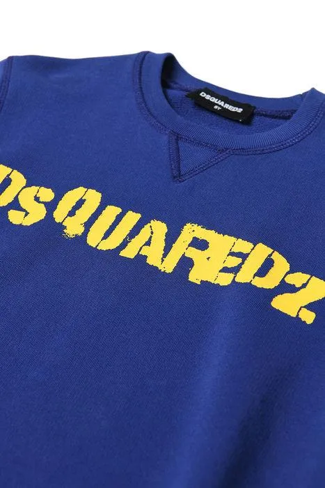 Dsquared2 Kids Logo Printed Crewneck Sweatshirt