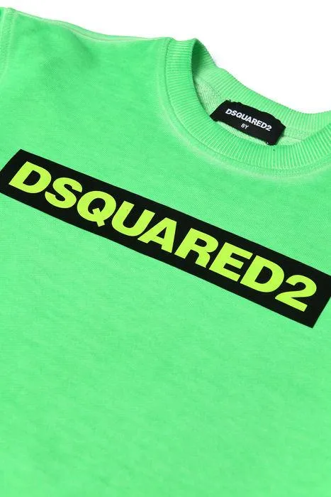 Dsquared2 Kids Logo Printed Crewneck Sweatshirt