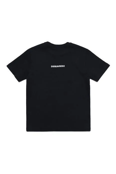 Dsquared2 Kids Logo Printed Crewneck T-Shirt