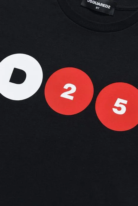 Dsquared2 Kids Logo Printed Crewneck T-Shirt