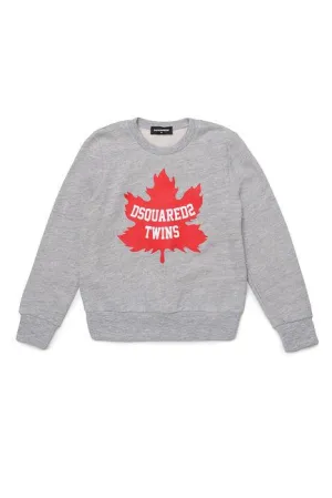 Dsquared2 Kids Logo Printed Long Sleeved Sweatshirt