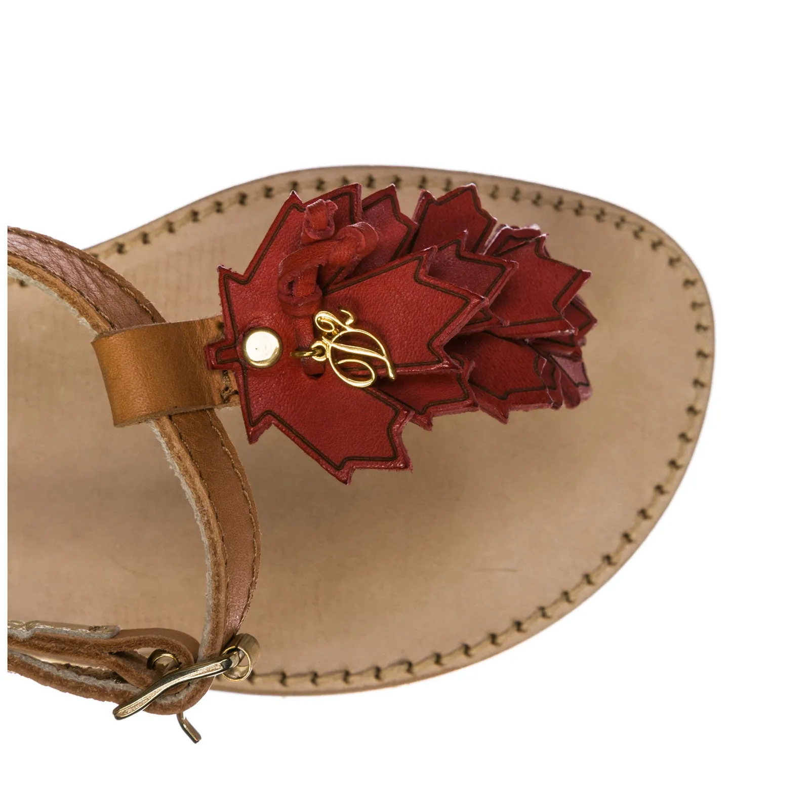 Dsquared2 Kids Maple Leaf Detail Sandals
