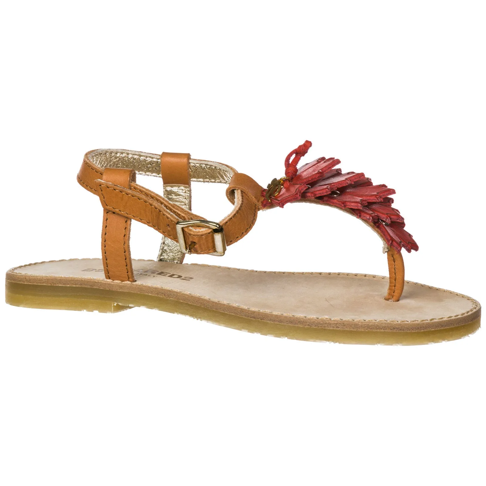 Dsquared2 Kids Maple Leaf Detail Sandals