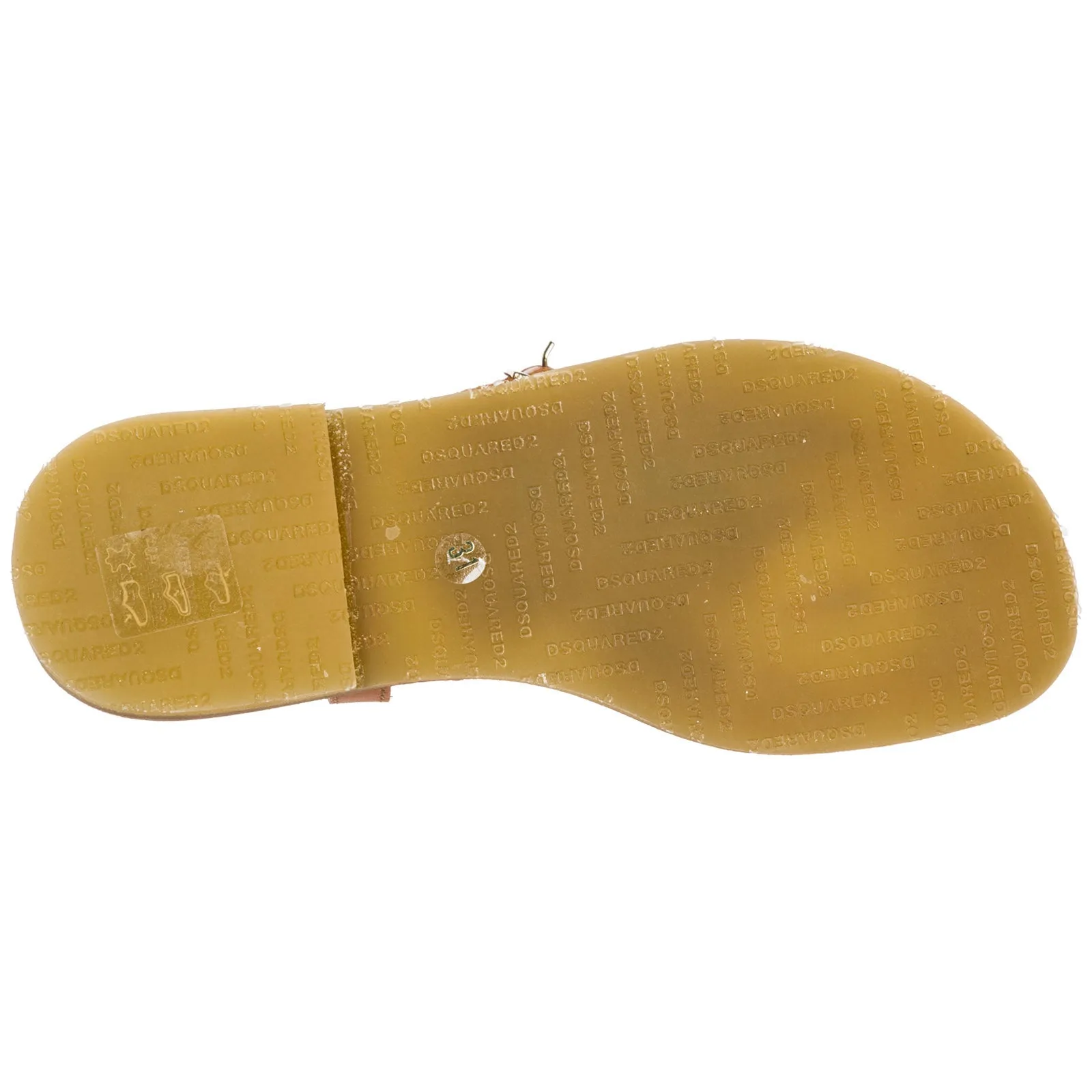 Dsquared2 Kids Maple Leaf Detail Sandals