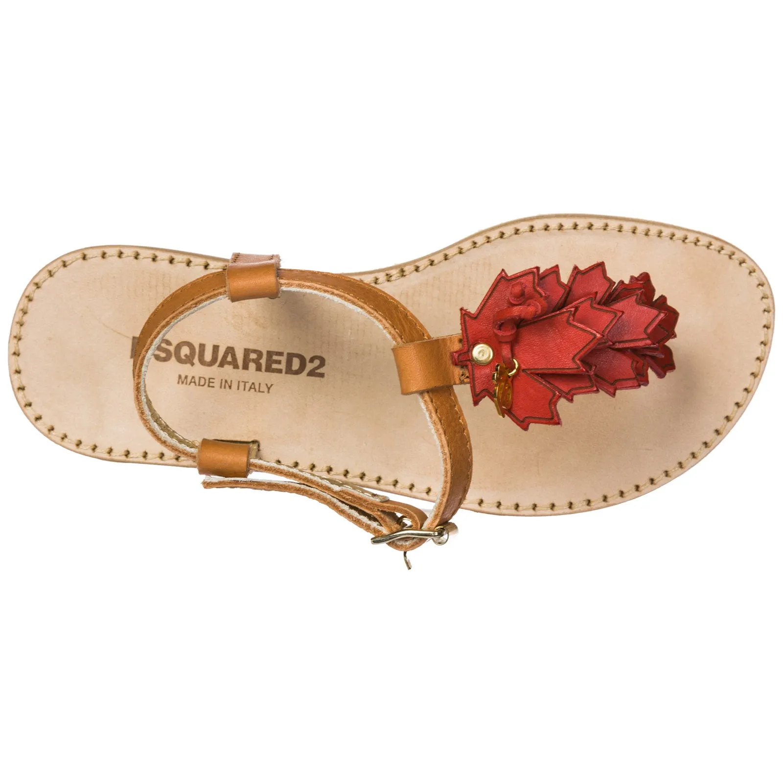 Dsquared2 Kids Maple Leaf Detail Sandals