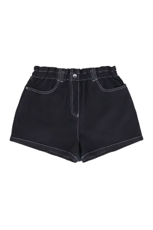Emporio Armani Kids Contrast Stitching Shorts