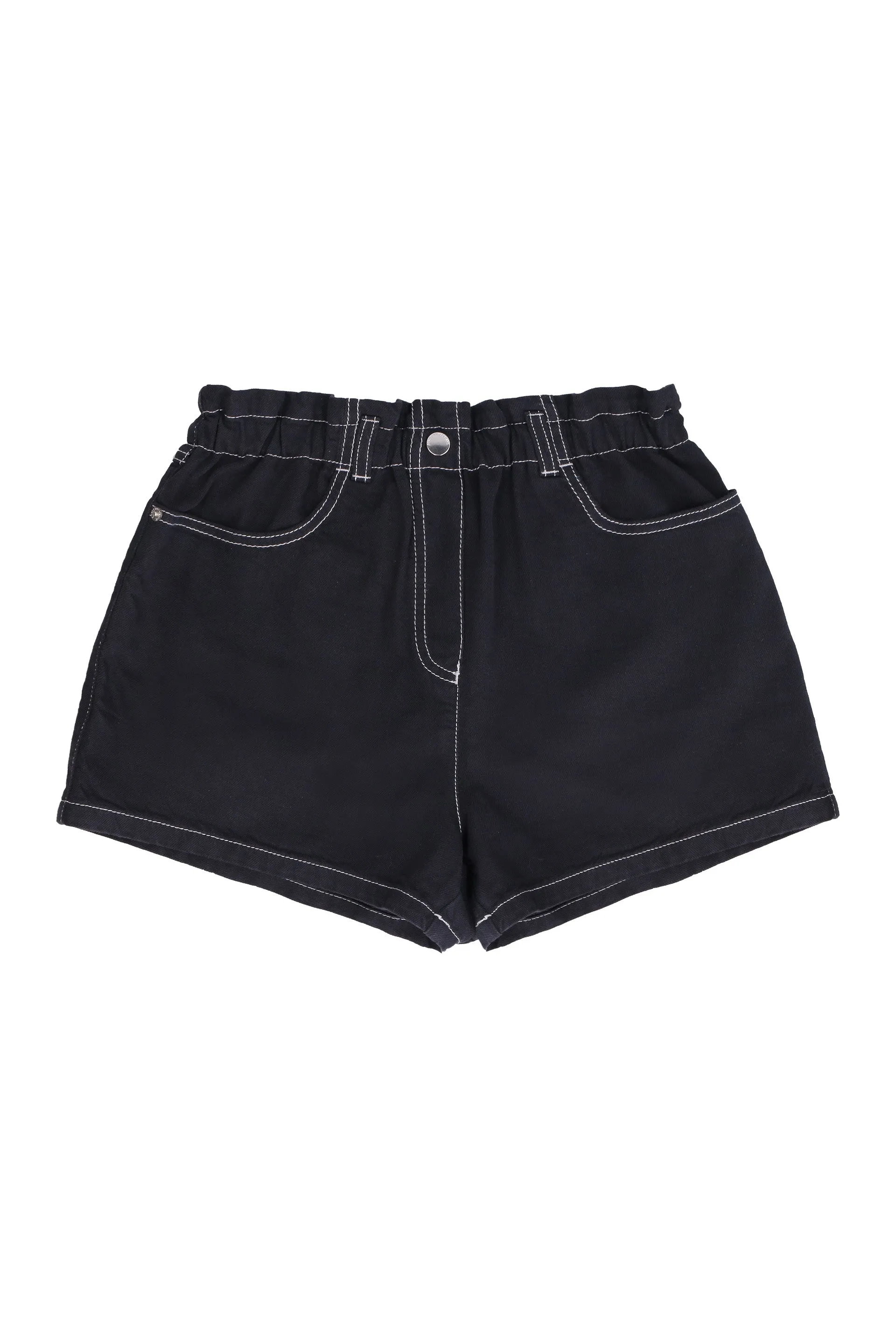 Emporio Armani Kids Contrast Stitching Shorts