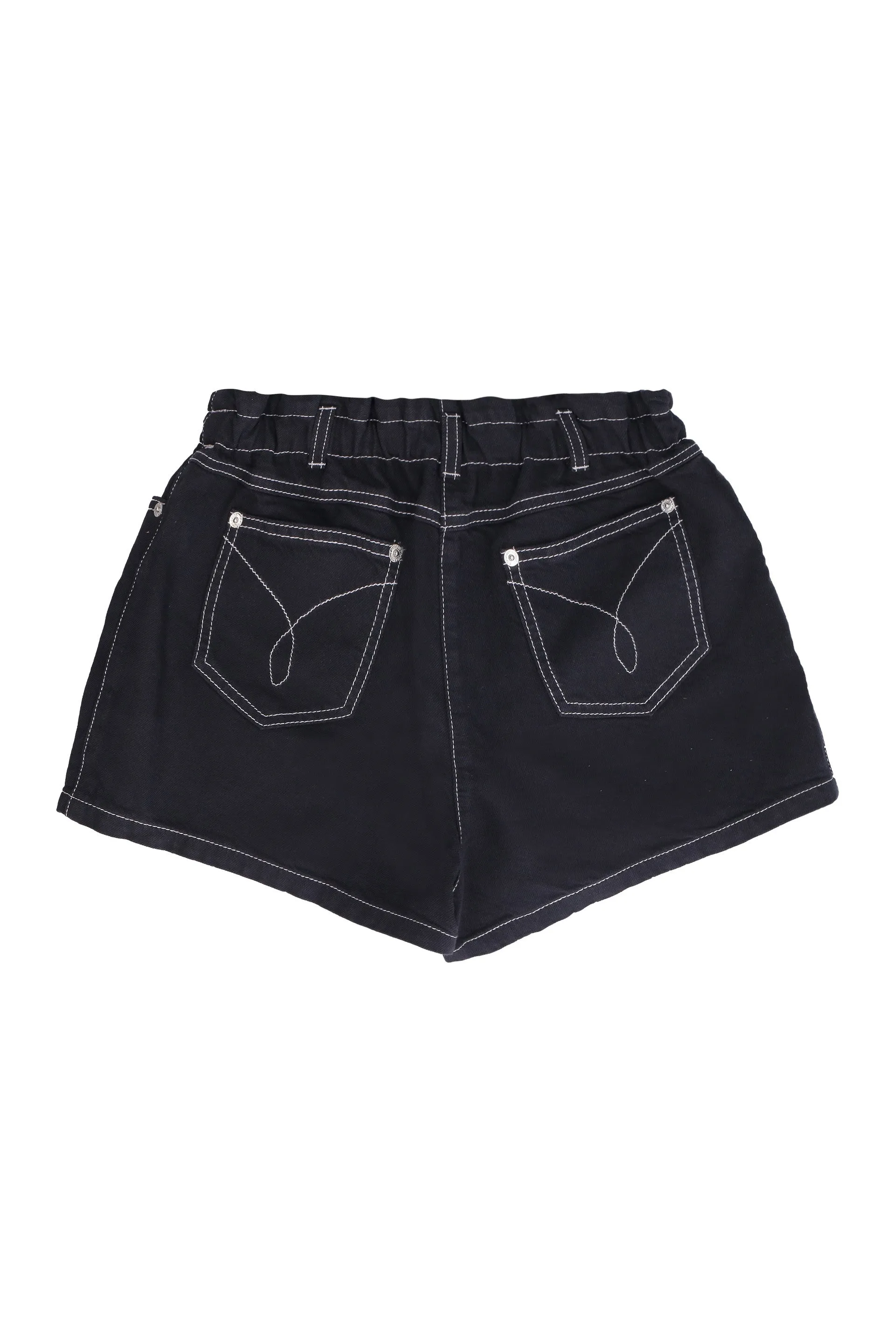Emporio Armani Kids Contrast Stitching Shorts