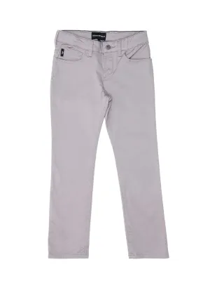 Emporio Armani Kids Logo Embellished Trousers