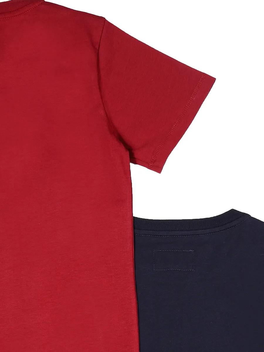 Emporio Armani Kids Logo Print 2-Pack T-Shirt
