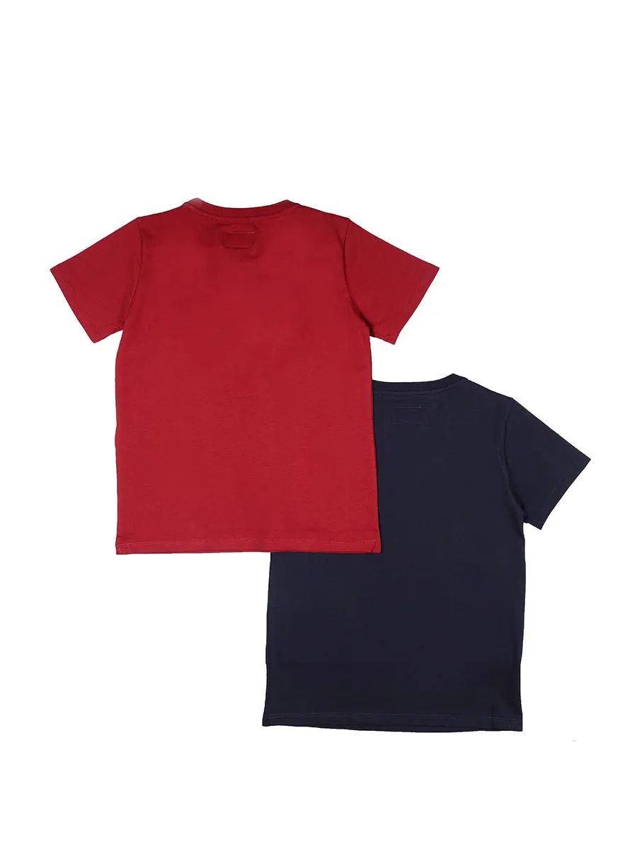 Emporio Armani Kids Logo Print 2-Pack T-Shirt