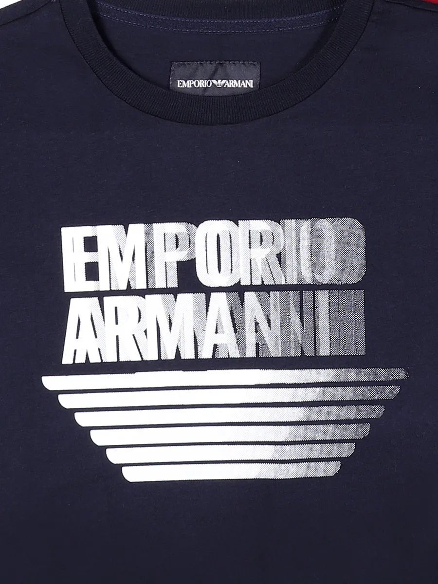 Emporio Armani Kids Logo Print 2-Pack T-Shirt