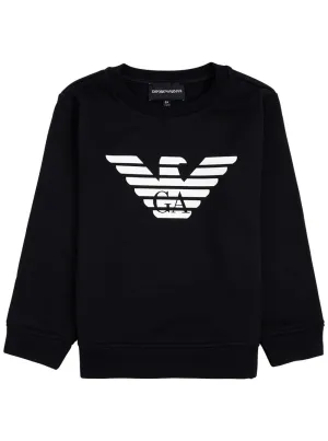 Emporio Armani Kids Logo Printed Sweatshirt