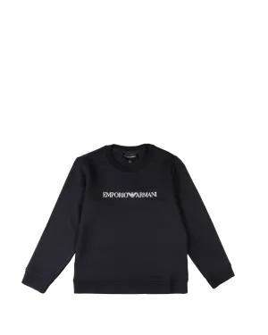 Emporio Armani Kids Logo Printed Sweatshirt