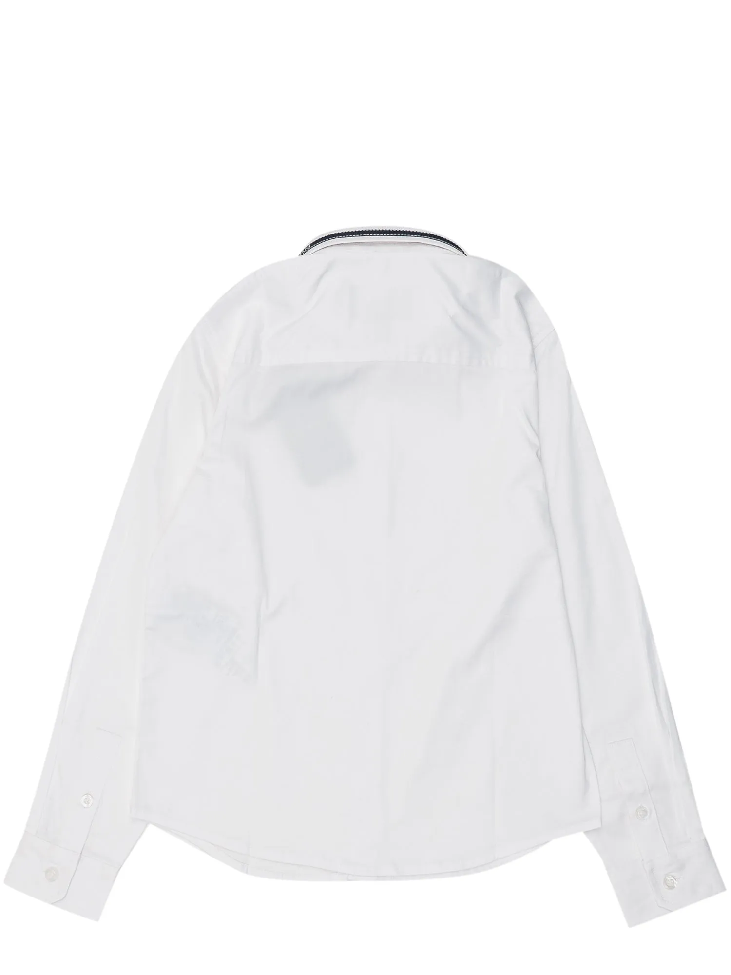 Emporio Armani Kids Logo Tape Collar Shirt