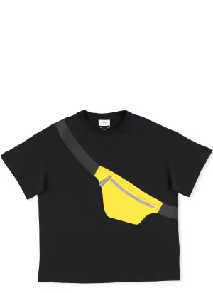 Fendi Kids Bag Printed T-Shirt