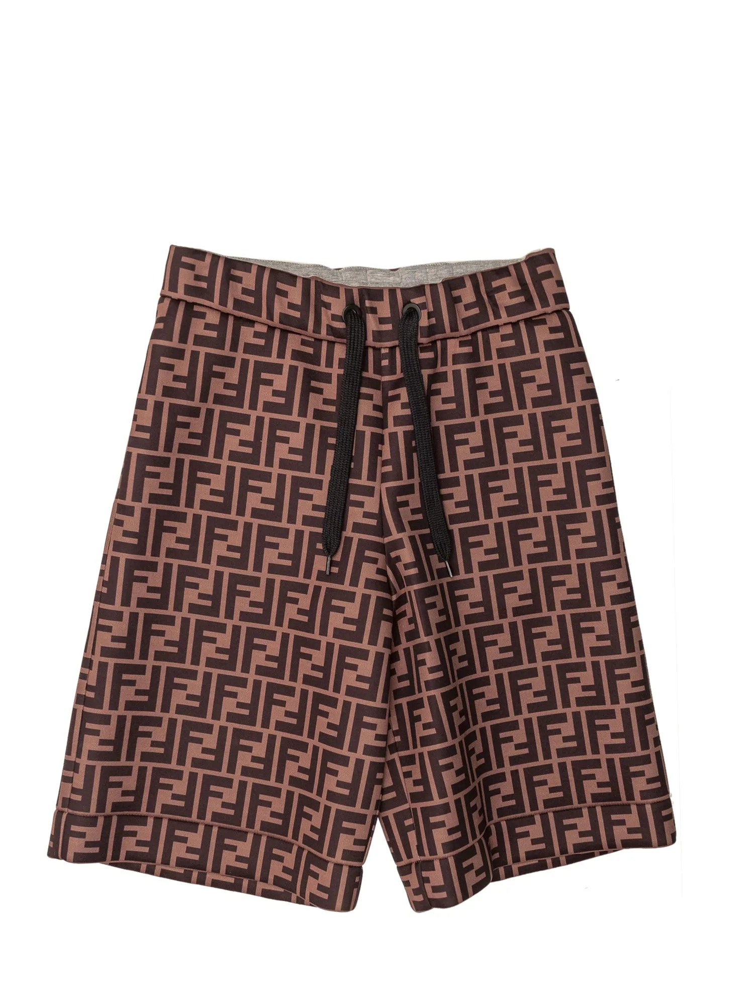 Fendi Kids FF Motif Drawcord Shorts