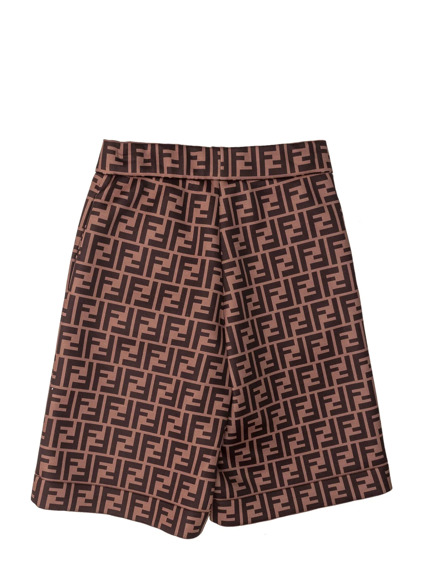 Fendi Kids FF Motif Drawcord Shorts