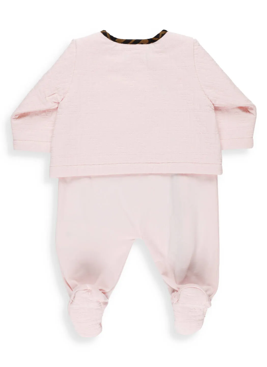 Fendi Kids FF Trim Detail Three-Piece Set