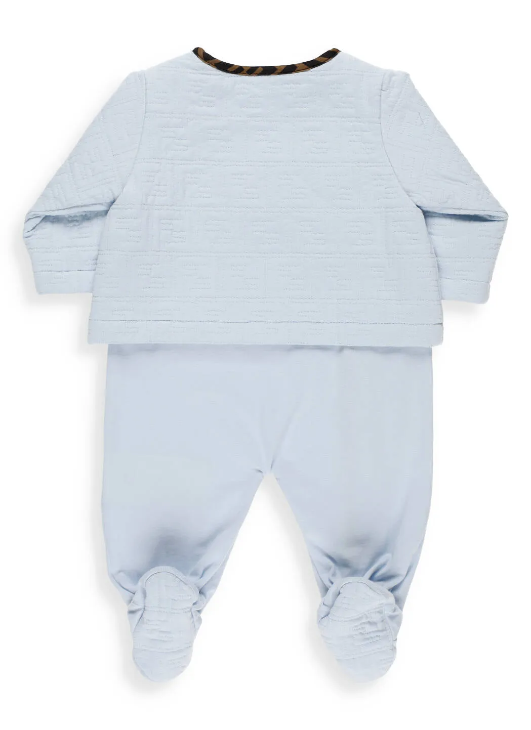 Fendi Kids FF Trim Detail Three-Piece Set