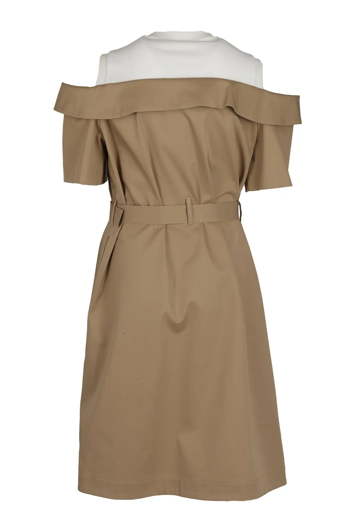 Fendi Kids Layered Belted Waist Dress