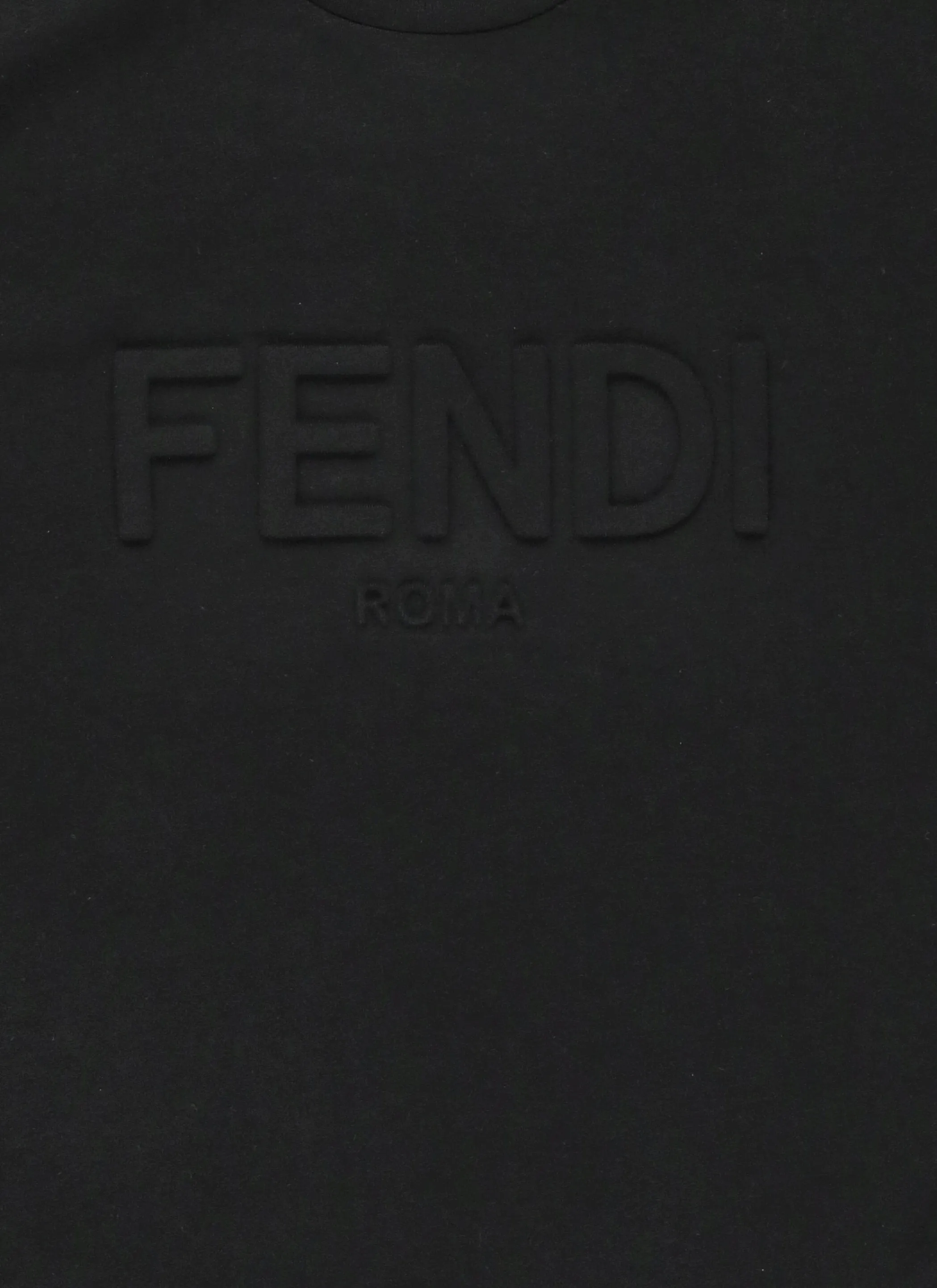Fendi Kids Logo Embossed Crewneck Sweatshirt